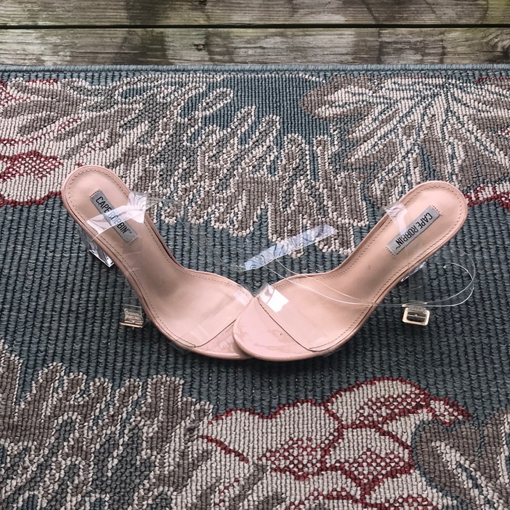 Clear Strap Heels